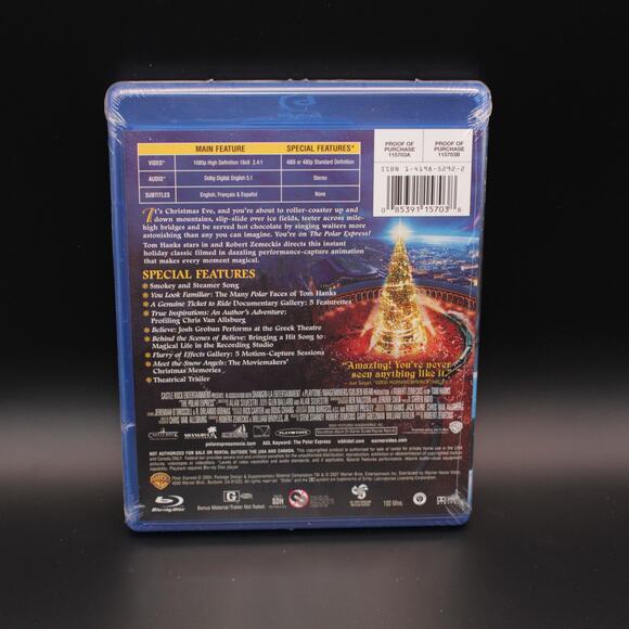 The Polar Express (Blu-ray, 2004) SEALED, BRAND NEW - Picture 3 of 7